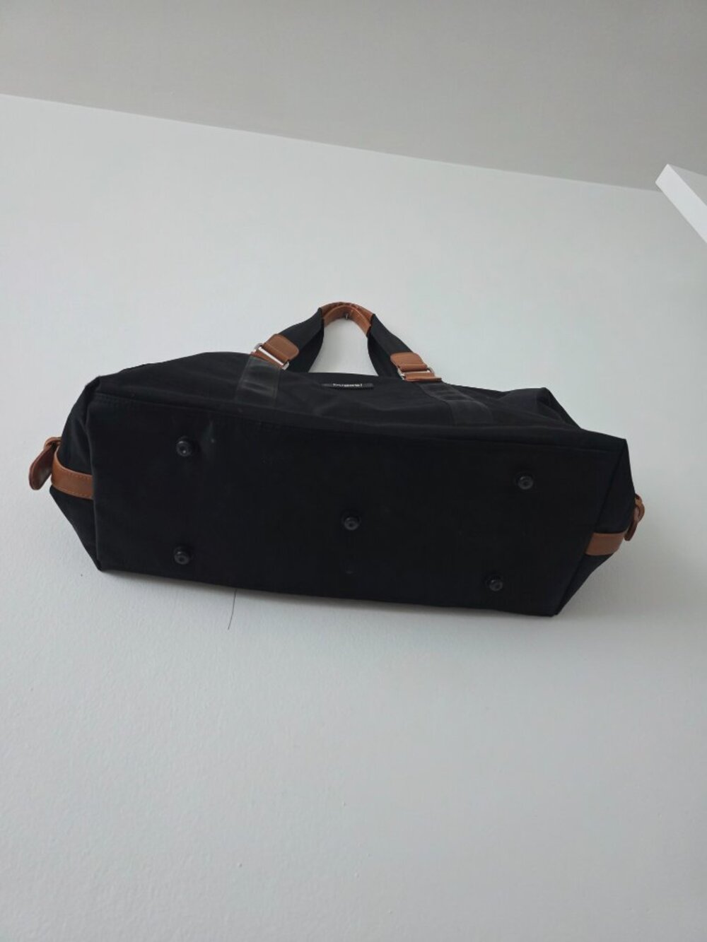 Bugatti Black & Brown Weekender Duffel Bag | Travel & Gym Bag - Picture 3 of 11
